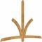 Ekena Millwork Davenport Rough Sawn Timber Gable Bracket, Western Red Cedar, 96"W x 64"H x 2"D x 4"F, 16/12 Pitch GBW096X64X0204DAV00RWR - alternate 3